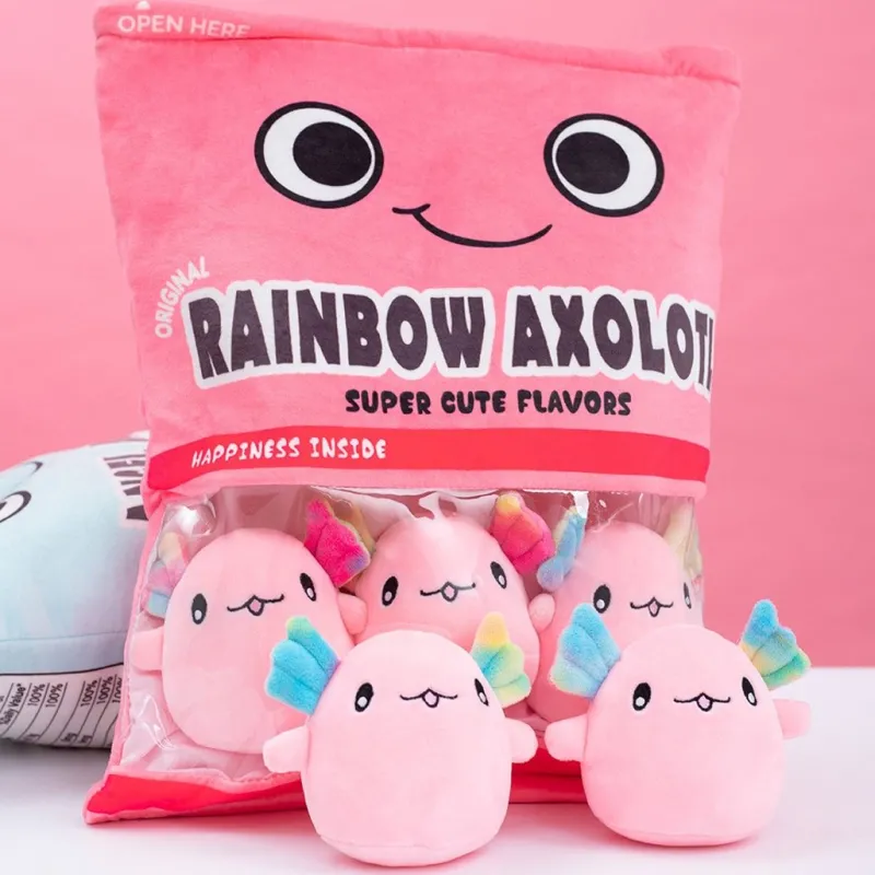 Kawaii Therapy Mini Stuffed Animals | Cute Stuffed Animals<A Bag of Kawaii Axolotl Plush Dolls – Special Edition