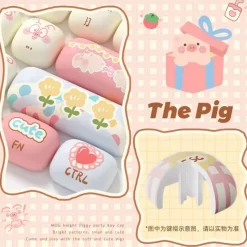 Kawaii Therapy Keyboards & Keycaps<Akko Pig Party Mog Design 139pcs Keycaps