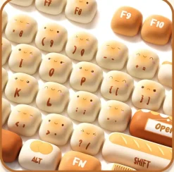 Kawaii Therapy Keyboards & Keycaps<Akko Steam Bun Wonderland Mog Design 138pcs Keycaps