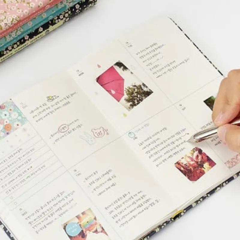 Kawaii Therapy Notebooks<Cute Korean Kawaii Flower Notebook