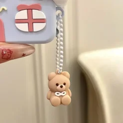 Kawaii Therapy Earphone Case<Cute Snow House Bear Protective Earphone Case