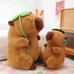 Kawaii Therapy Cute Stuffed Animals | Capybara<Kawaii Adorable Capybara – Lotus Leaf Special Edition