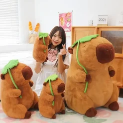 Kawaii Therapy Cute Stuffed Animals | Capybara<Kawaii Adorable Capybara – Lotus Leaf Special Edition