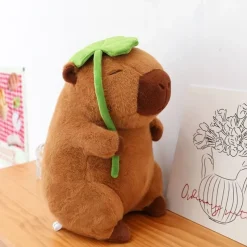 Kawaii Therapy Cute Stuffed Animals | Capybara<Kawaii Adorable Capybara – Lotus Leaf Special Edition