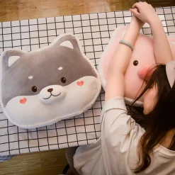 Kawaii Therapy Cute Stuffed Animals | Pillows<Kawaii Adorable Husky Bunny Animal Pillow