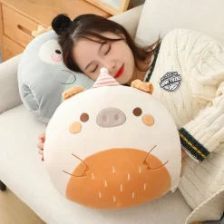 Kawaii Therapy Cute Stuffed Animals | Pillows<Kawaii Animal Cushion Hand Warmer – Limited Edition
