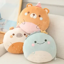 Kawaii Therapy Cute Stuffed Animals | Pillows<Kawaii Animal Cushion Hand Warmer – Limited Edition