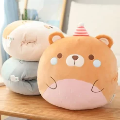 Kawaii Therapy Cute Stuffed Animals | Pillows<Kawaii Animal Cushion Hand Warmer – Limited Edition