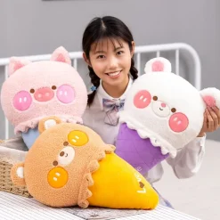 Kawaii Therapy Cute Stuffed Animals | Pillows<Kawaii Animal Series Lovely Cone Plush