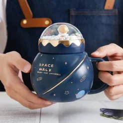 Kawaii Therapy Bottles<Kawaii Astronaut Series Ceramic Cup – Limited Edition