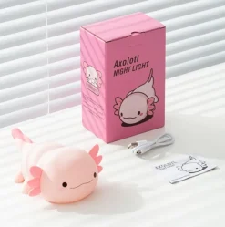 Kawaii Therapy Kawaii Lamps<Kawaii Axolotl Silicone Night Lamp – Limited Edition