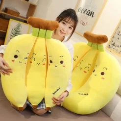 Kawaii Therapy Giant Stuffed Animals | Fruit<Kawaii Banana Fruit Plush XL (55cm)