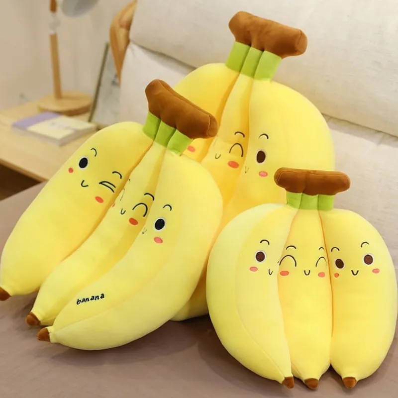 Kawaii Therapy Giant Stuffed Animals | Fruit<Kawaii Banana Fruit Plush XL (55cm)