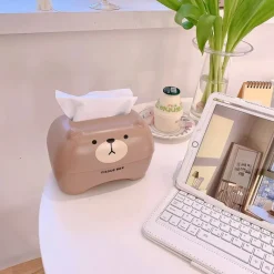 Kawaii Therapy Tissue Box<Kawaii Bear Cat Style Tissue Box – Limited Edition