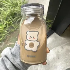Kawaii Therapy Bottles<Kawaii Bear Glass Bottle (450ml) – Limited Edition