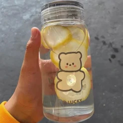 Kawaii Therapy Bottles<Kawaii Bear Glass Bottle (450ml) – Limited Edition