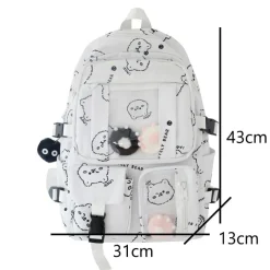 Kawaii Therapy School Backpacks | Preppy Backpacks<Kawaii Bear Harajuku Canvas Backpack – Limited Edition