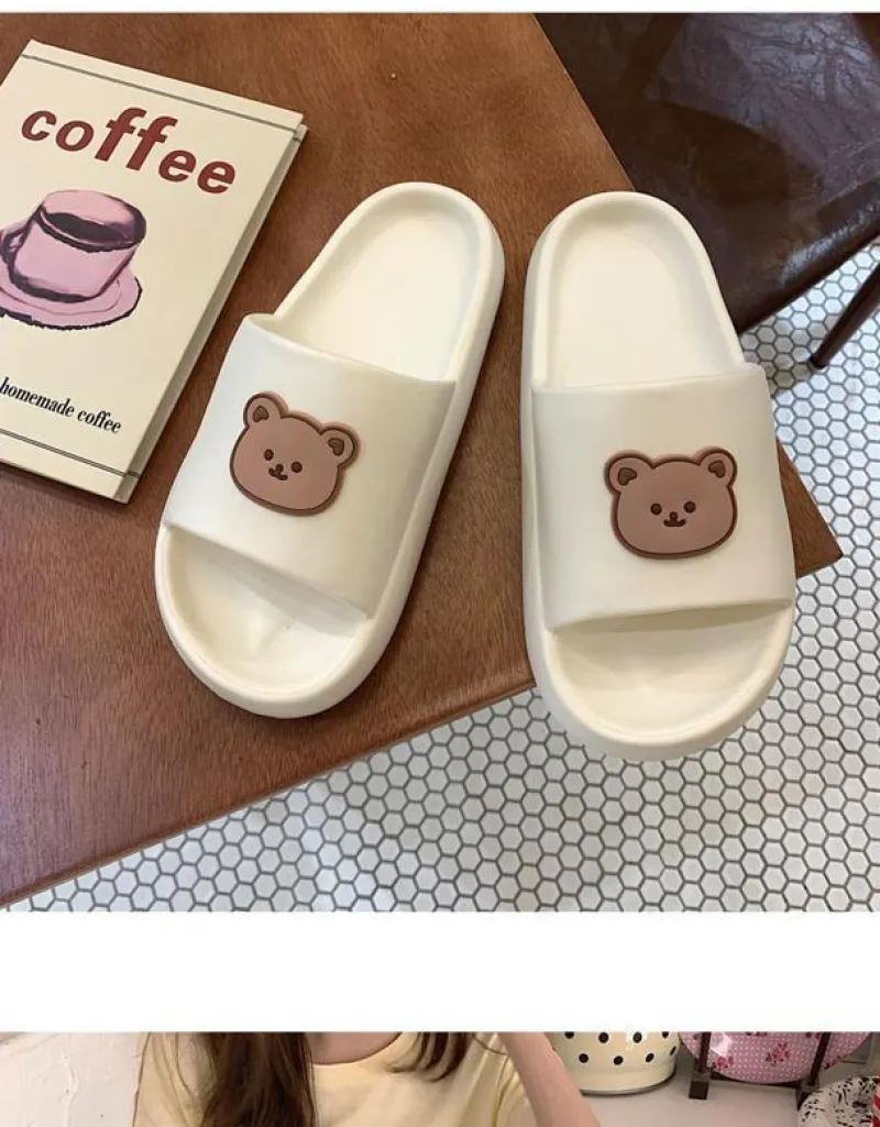 Kawaii Therapy Slippers<Kawaii Bear Harajuku Slippers – Limited Edition