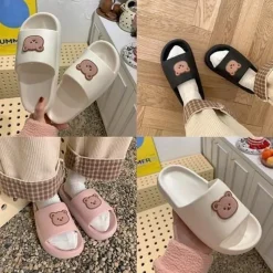 Kawaii Therapy Slippers<Kawaii Bear Harajuku Slippers – Limited Edition