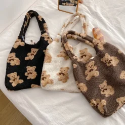 Kawaii Therapy Shoulder Bags | Animal Backpacks<Kawaii Bear Harajuku Style Tote Sling Bag