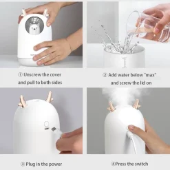 Kawaii Therapy Humidifiers<Kawaii Bear Lamp USB Humidifier – Limited Edition