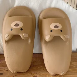 Kawaii Therapy Slippers<Kawaii Bear Pastel Home Slippers – Limited Edition