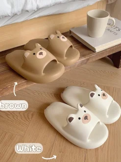 Kawaii Therapy Slippers<Kawaii Bear Pastel Home Slippers – Limited Edition