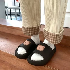 Kawaii Therapy Slippers<Kawaii Bear Pastel Slippers – Limited Edition