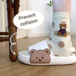 Kawaii Therapy Slippers<Kawaii Bear Pastel Slippers – Limited Edition