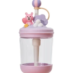 Kawaii Therapy Bottles<Kawaii Bear Pastel Style Straw Bottle – Limited Edition