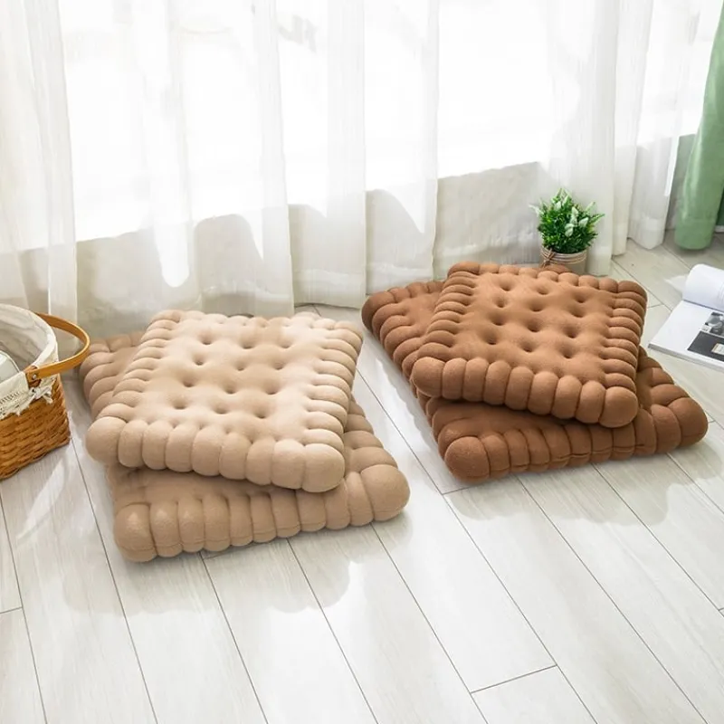 Kawaii Therapy Seat Cushions | Pillows<Kawaii Biscuit Cushion Pillow – Limited Edition