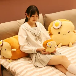 Kawaii Therapy Bread<Kawaii Bread Toast Egg Plush – Limited Edition