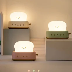 Kawaii Therapy Kawaii Lamps<Kawaii Bread Toast LED Night Lamp – Limited Edition