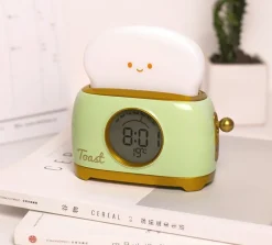 Kawaii Therapy Kawaii Lamps<Kawaii Bread Toast Retro Alarm Clock – Limited Edition