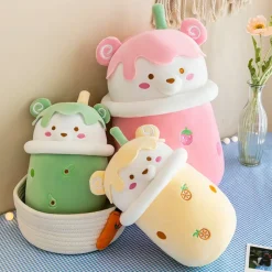 Kawaii Therapy Cute Stuffed Animals | Boba<Kawaii Bubble Tea Bear Plush XL – Limited Edition