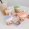 Kawaii Therapy Earphone Case<Kawaii Bubble Tea Earphone Protective Case