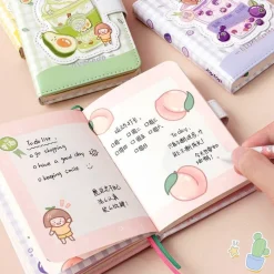 Kawaii Therapy Notebooks<Kawaii Bubble Tea Fruits Notebook Planner – Limited Edition