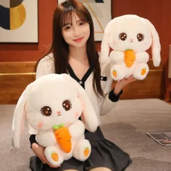 Kawaii Therapy Giant Stuffed Animals | Bunny<Kawaii Bunny Carrot Long Ears Plush XL (50cm)