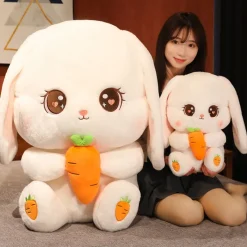 Kawaii Therapy Giant Stuffed Animals | Bunny<Kawaii Bunny Carrot Long Ears Plush XL (50cm)