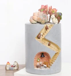 Kawaii Therapy Desk Accessories<Kawaii Bunny Cavern Flower Holder  – Limited Edition