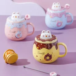 Kawaii Therapy Bottles<Kawaii Bunny Donut Ceramic Cup – Special Edition
