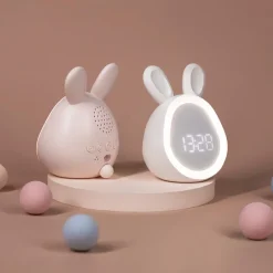 Kawaii Therapy Kawaii Lamps<Kawaii Bunny Ears USB Digital Alarm Clock – Limited Edition