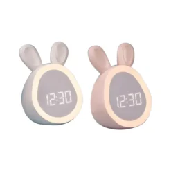 Kawaii Therapy Kawaii Lamps<Kawaii Bunny Ears USB Digital Alarm Clock – Limited Edition