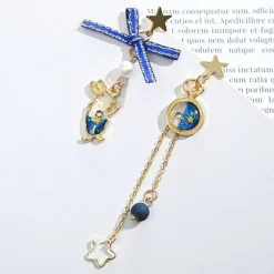 Kawaii Therapy Earrings<Kawaii Bunny Galaxy Star Korea Earrings – Limited Edition