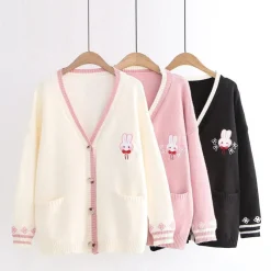Kawaii Therapy Clothing<Kawaii Bunny Pastel Harajuku Sweater – Special Edition