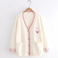 Kawaii Therapy Clothing<Kawaii Bunny Pastel Harajuku Sweater – Special Edition