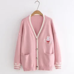 Kawaii Therapy Clothing<Kawaii Bunny Pastel Harajuku Sweater – Special Edition
