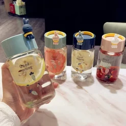 Kawaii Therapy Bottles<Kawaii Bunny Rabbit Glass Bottle (340ml)