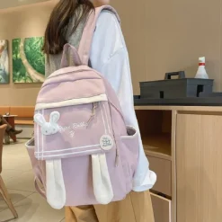 Kawaii Therapy School Backpacks | Japanese Style Backpacks<Kawaii Bunny Rabbit Harajuku Backpack – Limited Edition