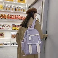 Kawaii Therapy School Backpacks | Japanese Style Backpacks<Kawaii Bunny Rabbit Harajuku Backpack – Limited Edition